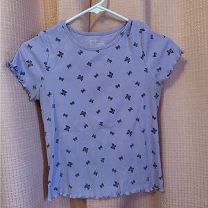 Cat & Jack Lavender Butterfly Tee